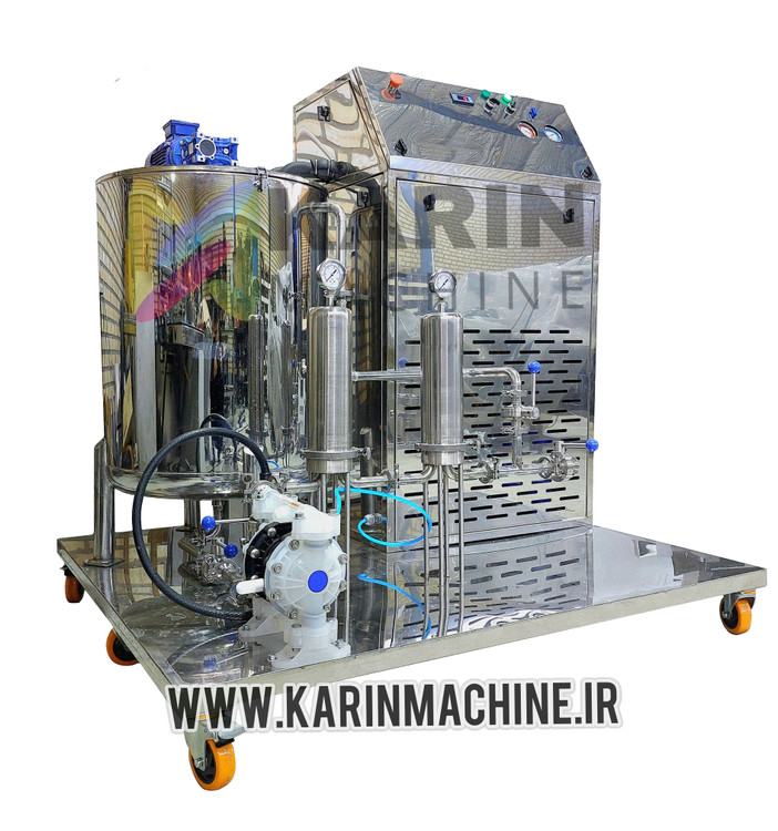 میکسر فریز و فیلترینگ ادکلن-کارین ماشین